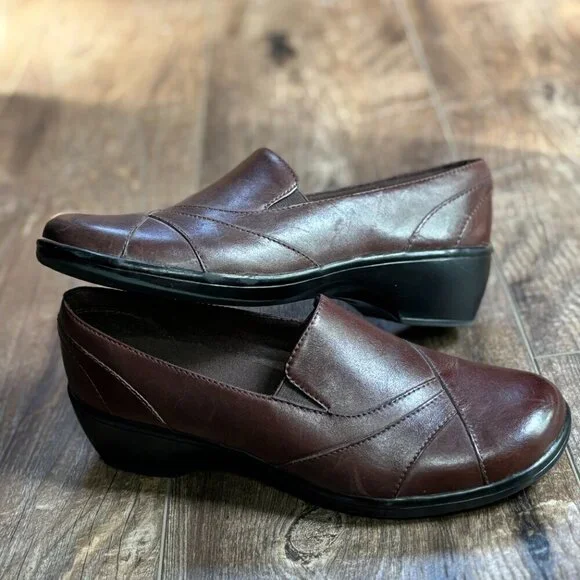 Clarks Bendables Blackberry Slip-On Dark Brown Women's Size 7.5 - Picture 7 of 14